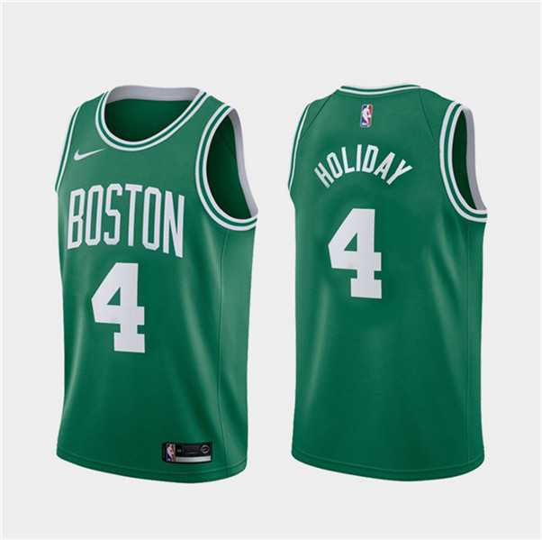 Men's Boston Celtics #4 Jrue Holiday Green 2023 Association Edition Stitched Basketball Jersey Dzhi